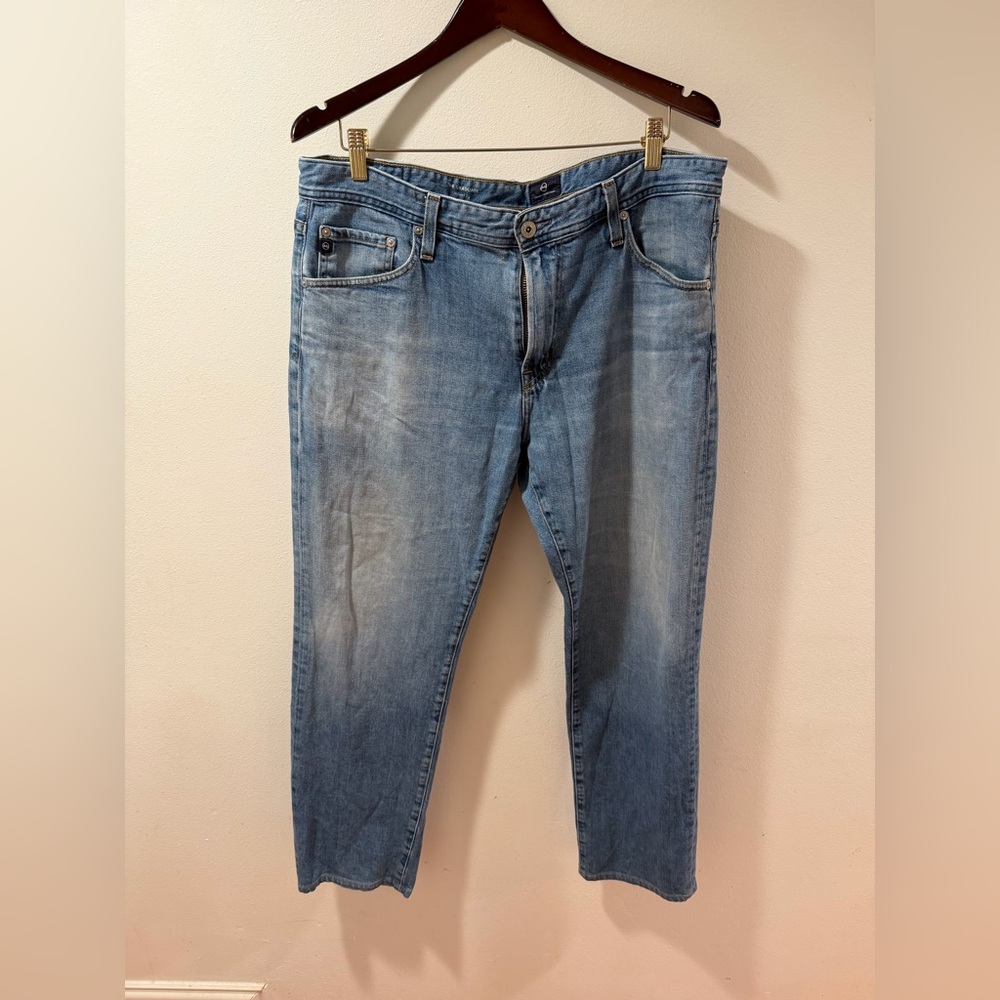 AG Adriano Goldschmied Light Blue Relaxed Men's Jeans